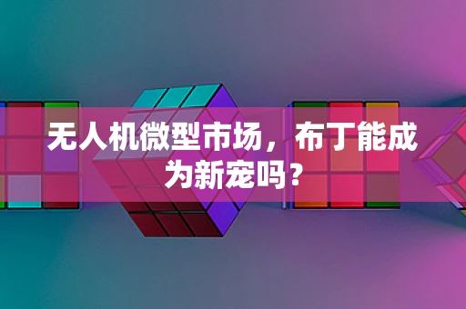 无人机微型市场，布丁能成为新宠吗？