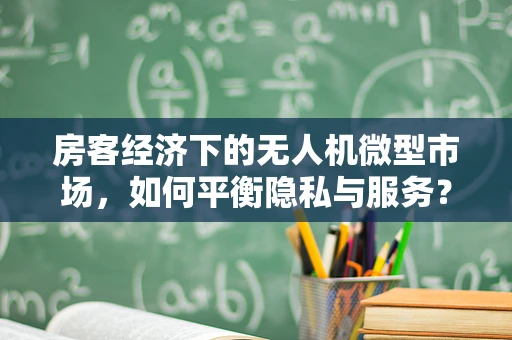 房客经济下的无人机微型市场，如何平衡隐私与服务？