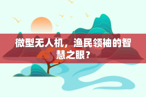 微型无人机，渔民领袖的智慧之眼？