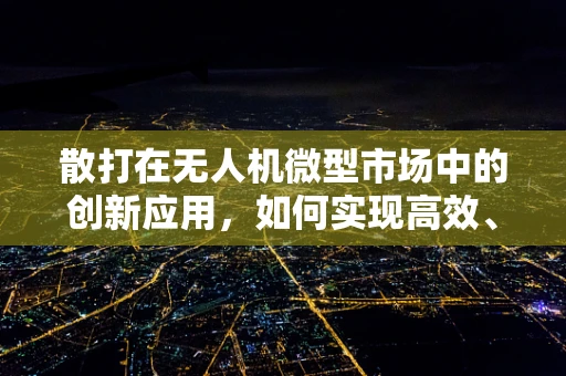 散打在无人机微型市场中的创新应用，如何实现高效、灵活的战斗策略？