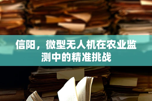 信阳，微型无人机在农业监测中的精准挑战