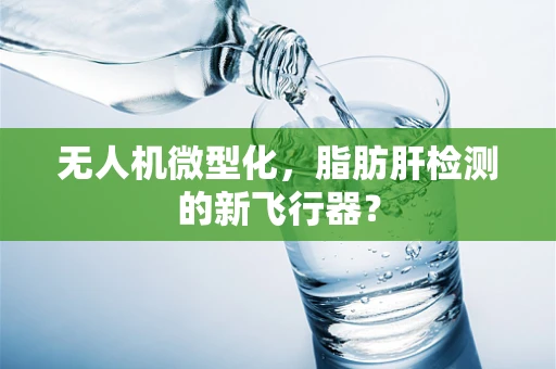 无人机微型化，脂肪肝检测的新飞行器？