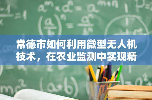 常德市如何利用微型无人机技术，在农业监测中实现精准高效？