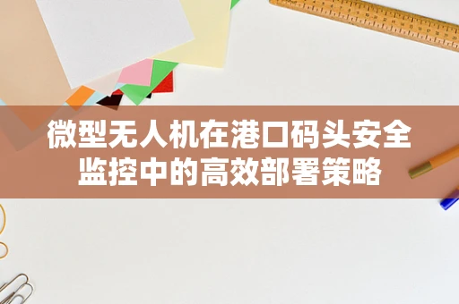 微型无人机在港口码头安全监控中的高效部署策略