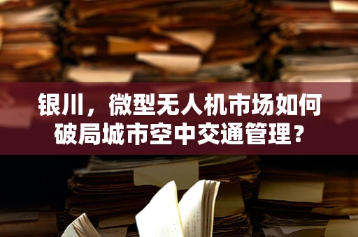 银川，微型无人机市场如何破局城市空中交通管理？