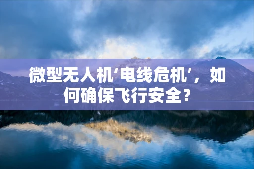 微型无人机‘电线危机’，如何确保飞行安全？