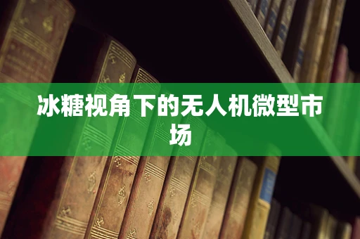 冰糖视角下的无人机微型市场