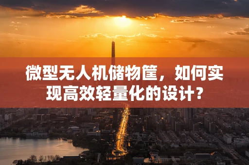 微型无人机储物筐，如何实现高效轻量化的设计？